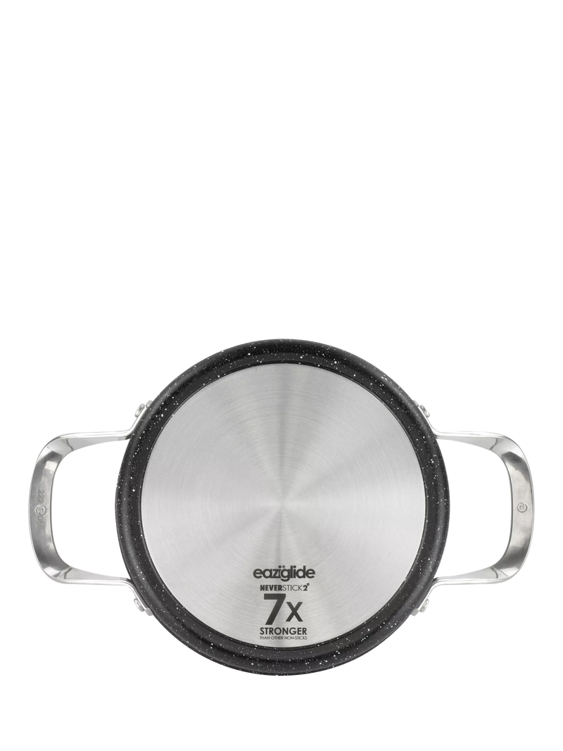 Eaziglide Neverstick2 Aluminium Non-Stick Pot 3-Tier Steamer Set - British product