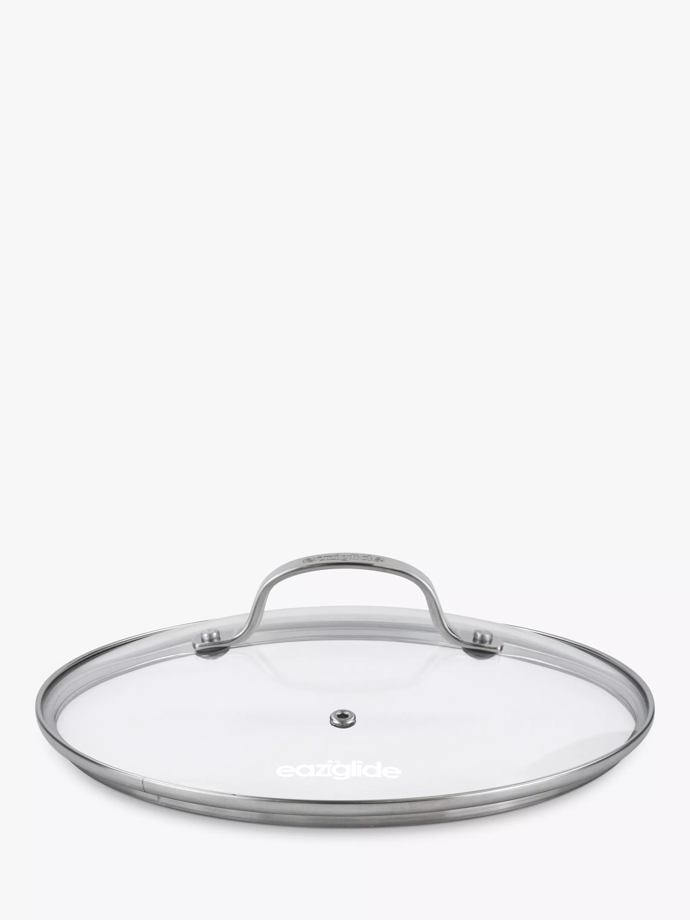 Eaziglide Glass Saucepan / Casserole Pan Lid, 24cm, Clear
