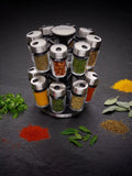 Cole & Mason filled spice rack carousel 16 jar, UK version