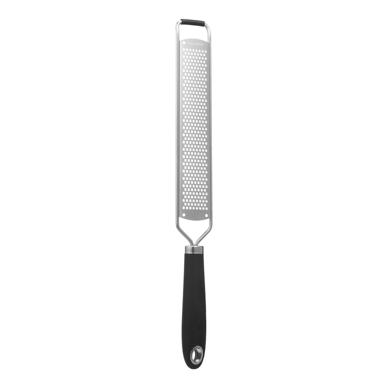 John Lewis stainless steel fine grater with soft-grip handle, UK version