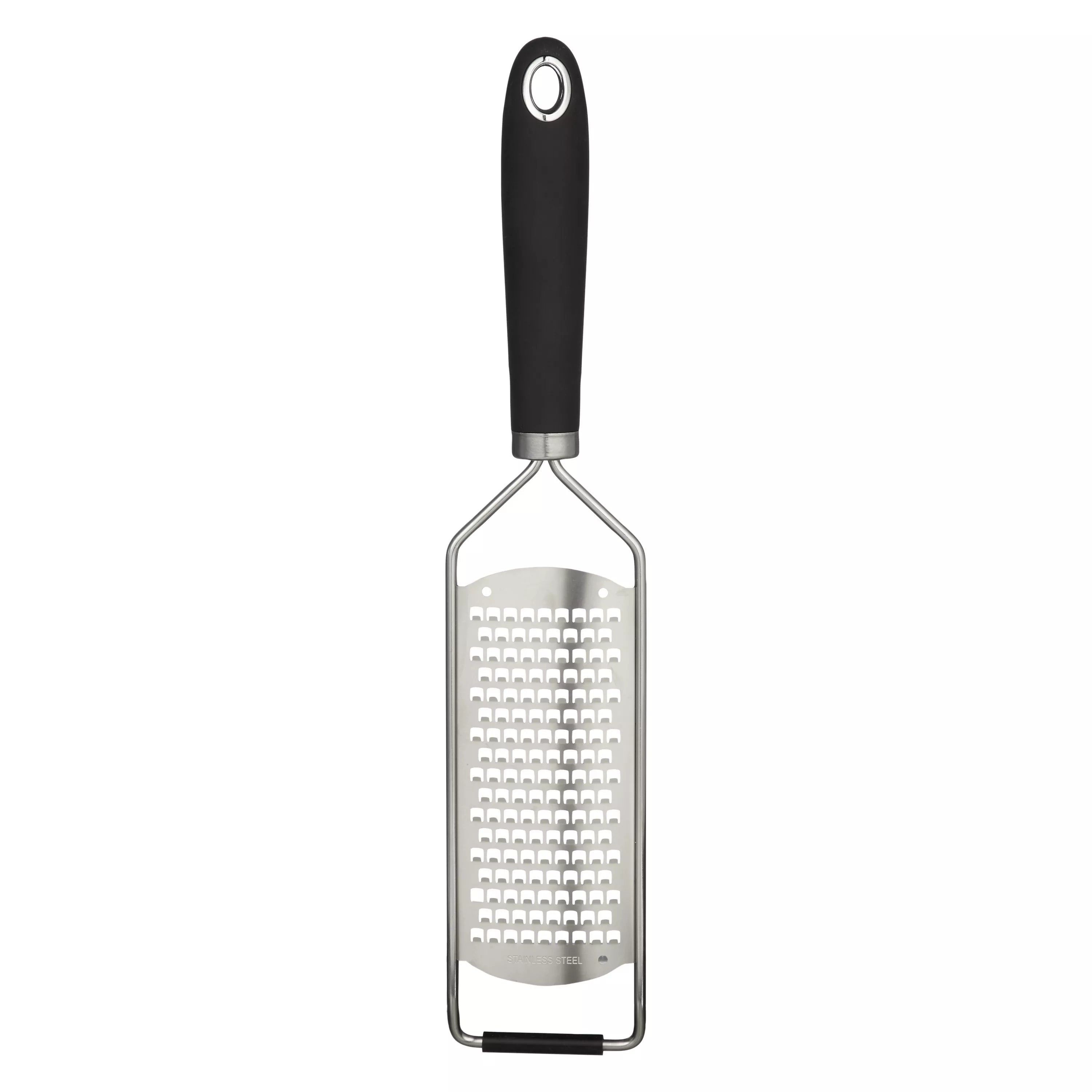 John Lewis etched stainless steel grater, UK version