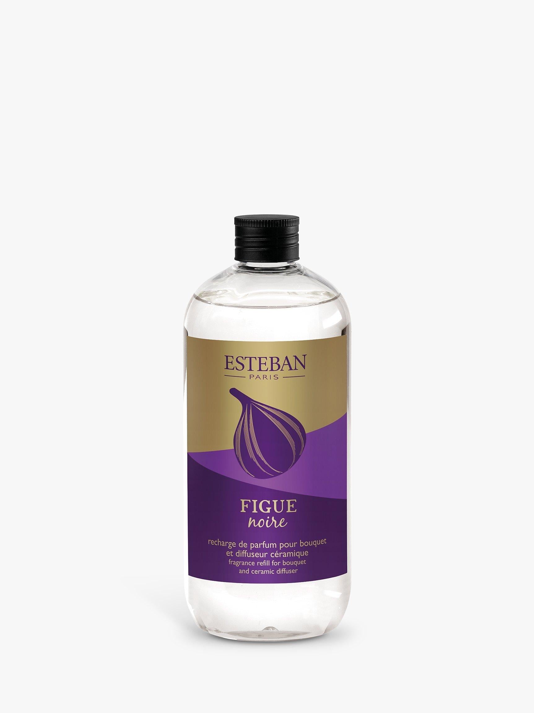 Esteban Figue Noire reed diffuser refill 500ml - British product
