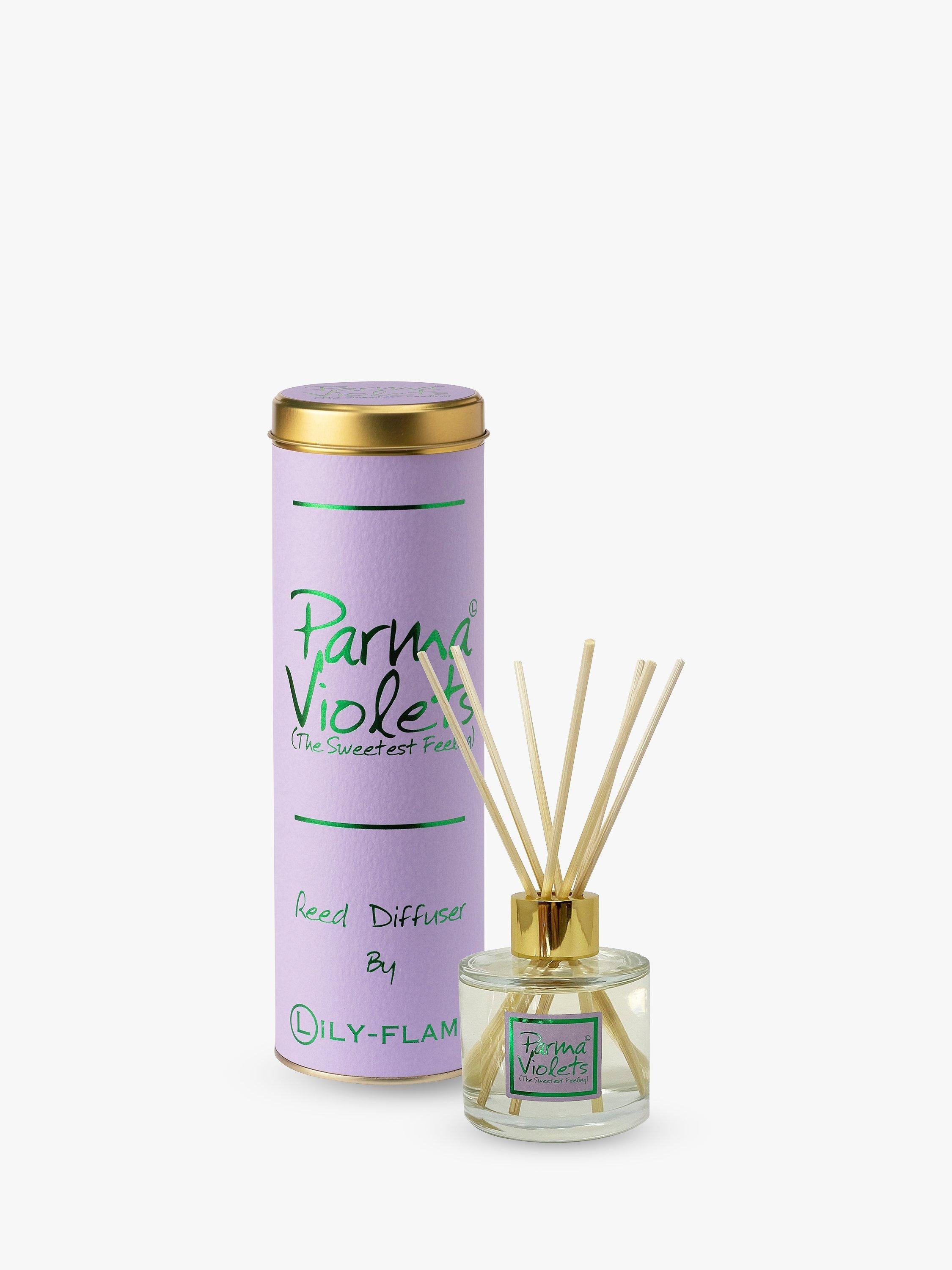 Lily-flame Parma Violet reed diffuser 100ml, UK version