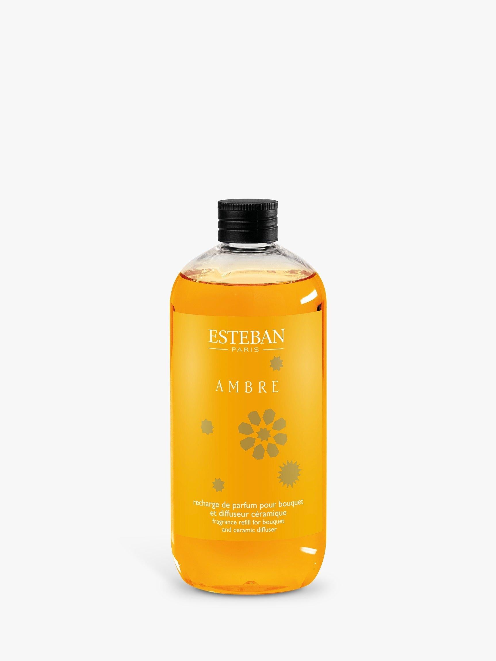 Esteban Ambre reed diffuser refill 500ml - British product