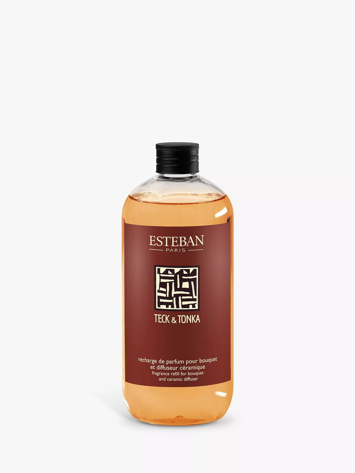 Esteban Teck & Tonka scented reed diffuser refill 500ml - British product