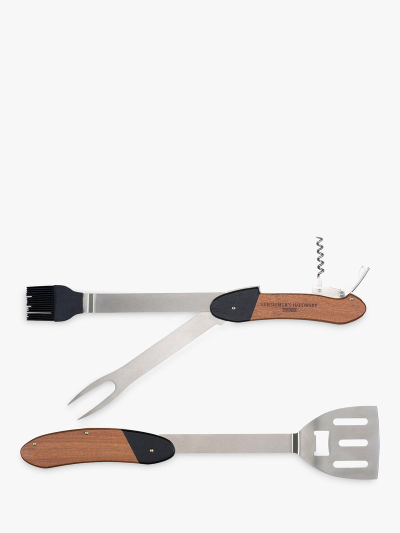 Gentlemen's Hardware BBQ multi-tool including spatula and bottle opener, UK version