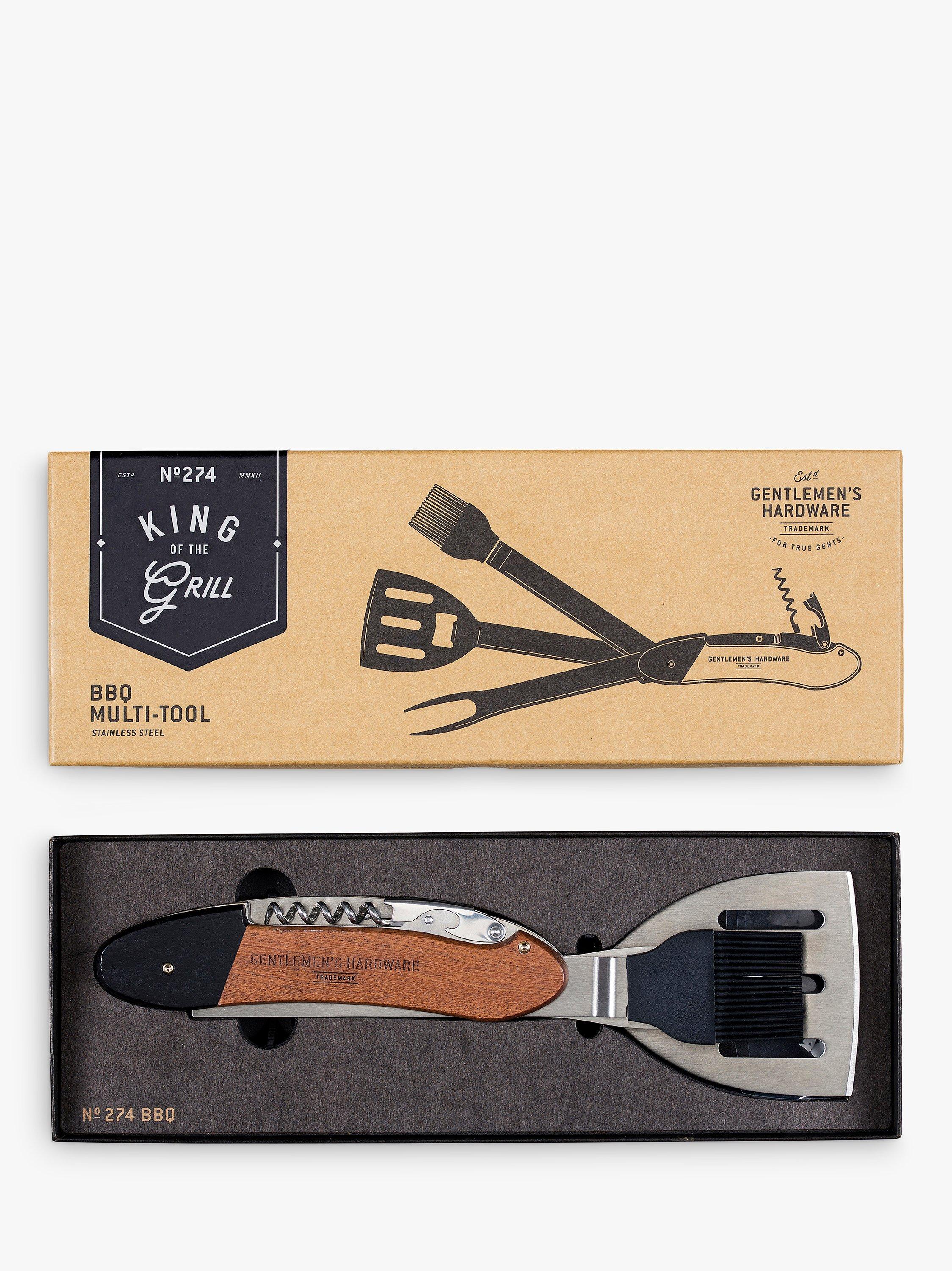 Gentlemen's Hardware BBQ multi-tool including spatula and bottle opener, UK version
