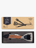 Gentlemen's Hardware BBQ multi-tool including spatula and bottle opener, UK version
