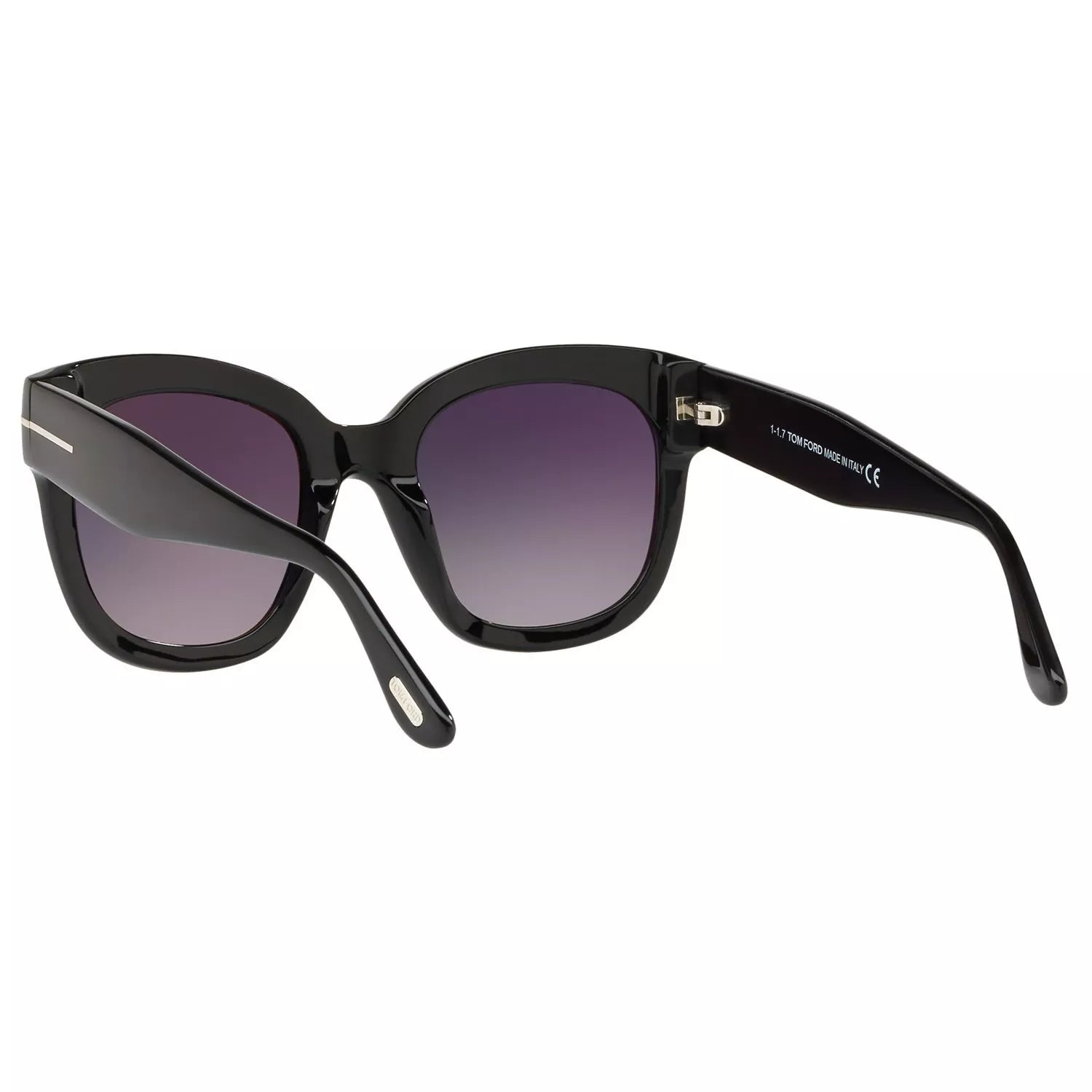 TOM FORD Beatrix-02 square sunglasses mirrored grey lenses, UK version