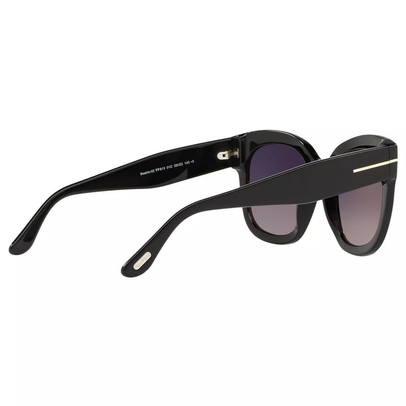TOM FORD Beatrix-02 square sunglasses mirrored grey lenses, UK version