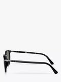 Persol oval sunglasses with dark glass lenses (British brand)