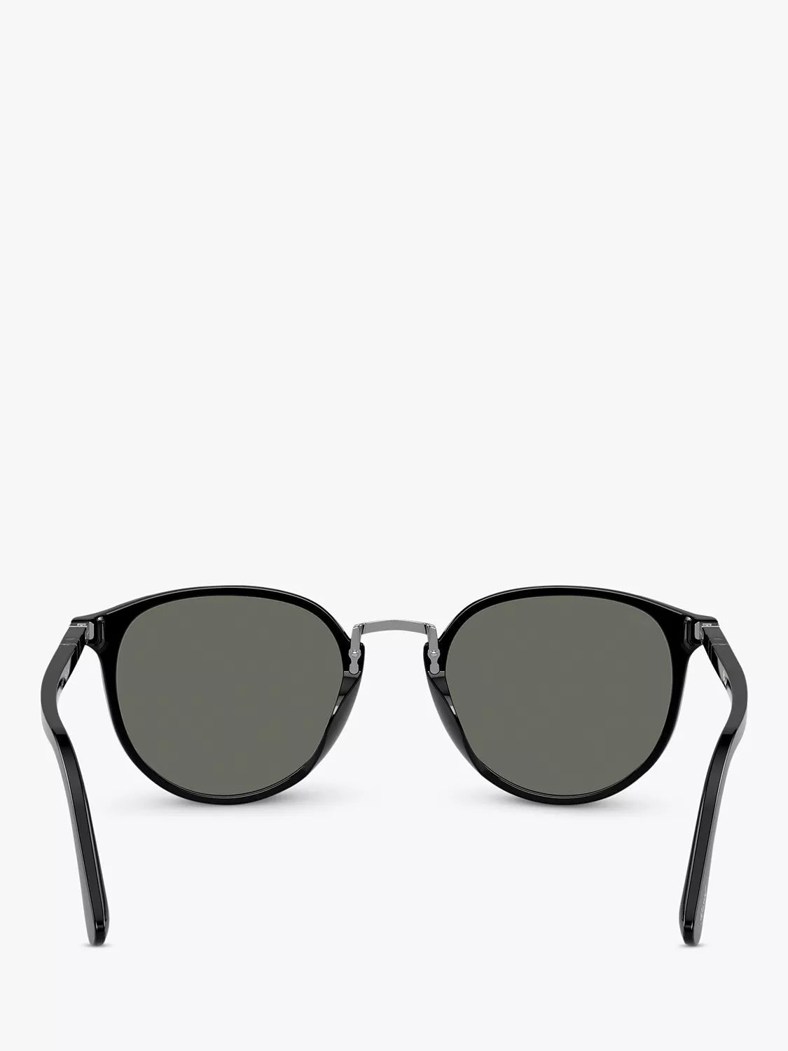 Persol oval sunglasses with dark glass lenses (British brand)