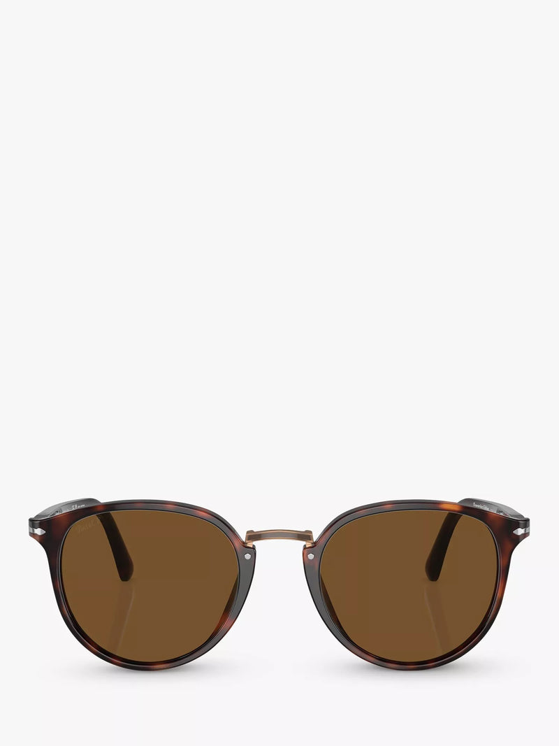 Persol polarised oval sunglasses tortoise (British brand)