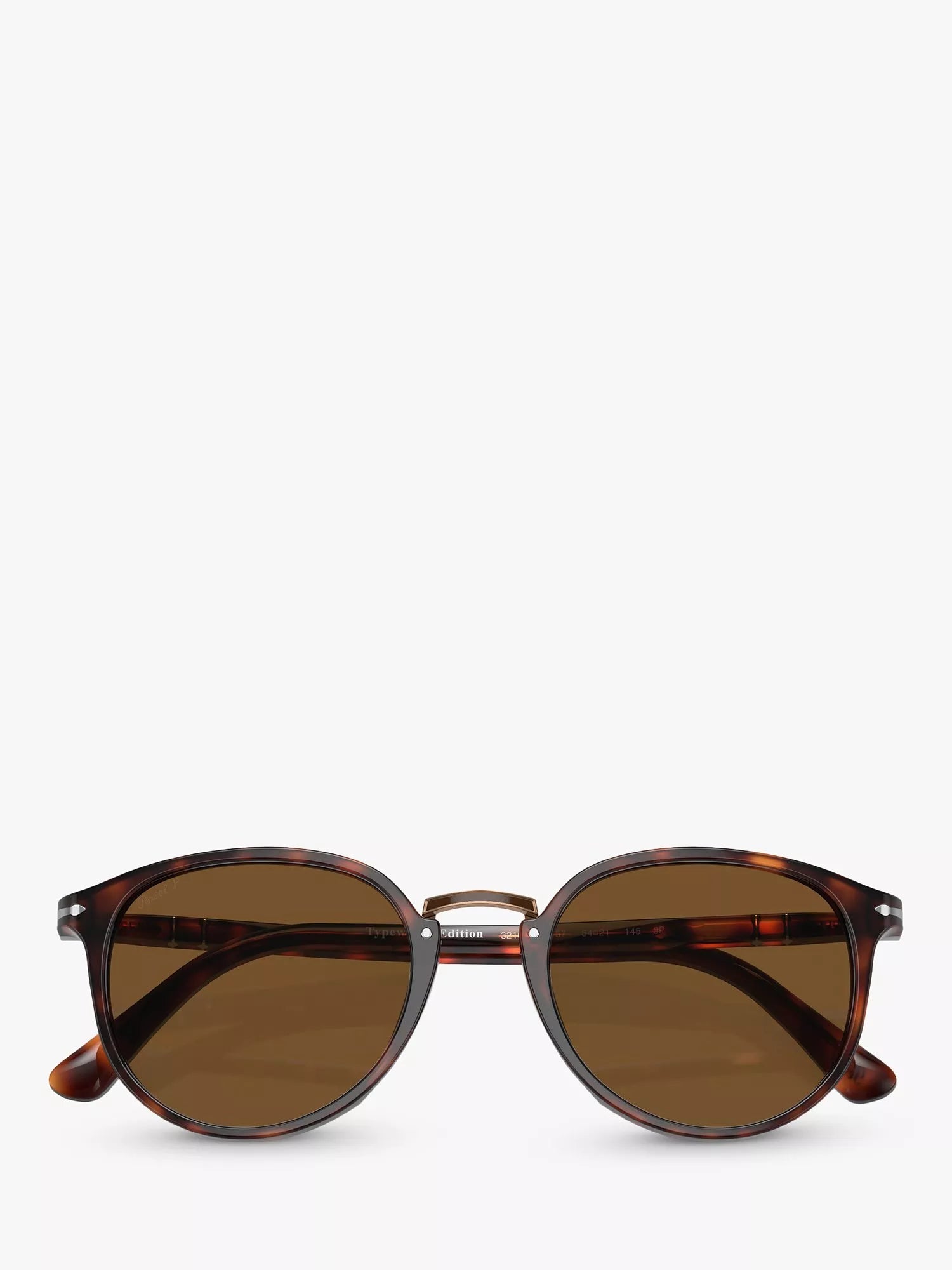 Persol polarised oval sunglasses tortoise (British brand)