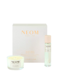 NEOM Wellbeing London day and night gift set with candle and mist, UK version
