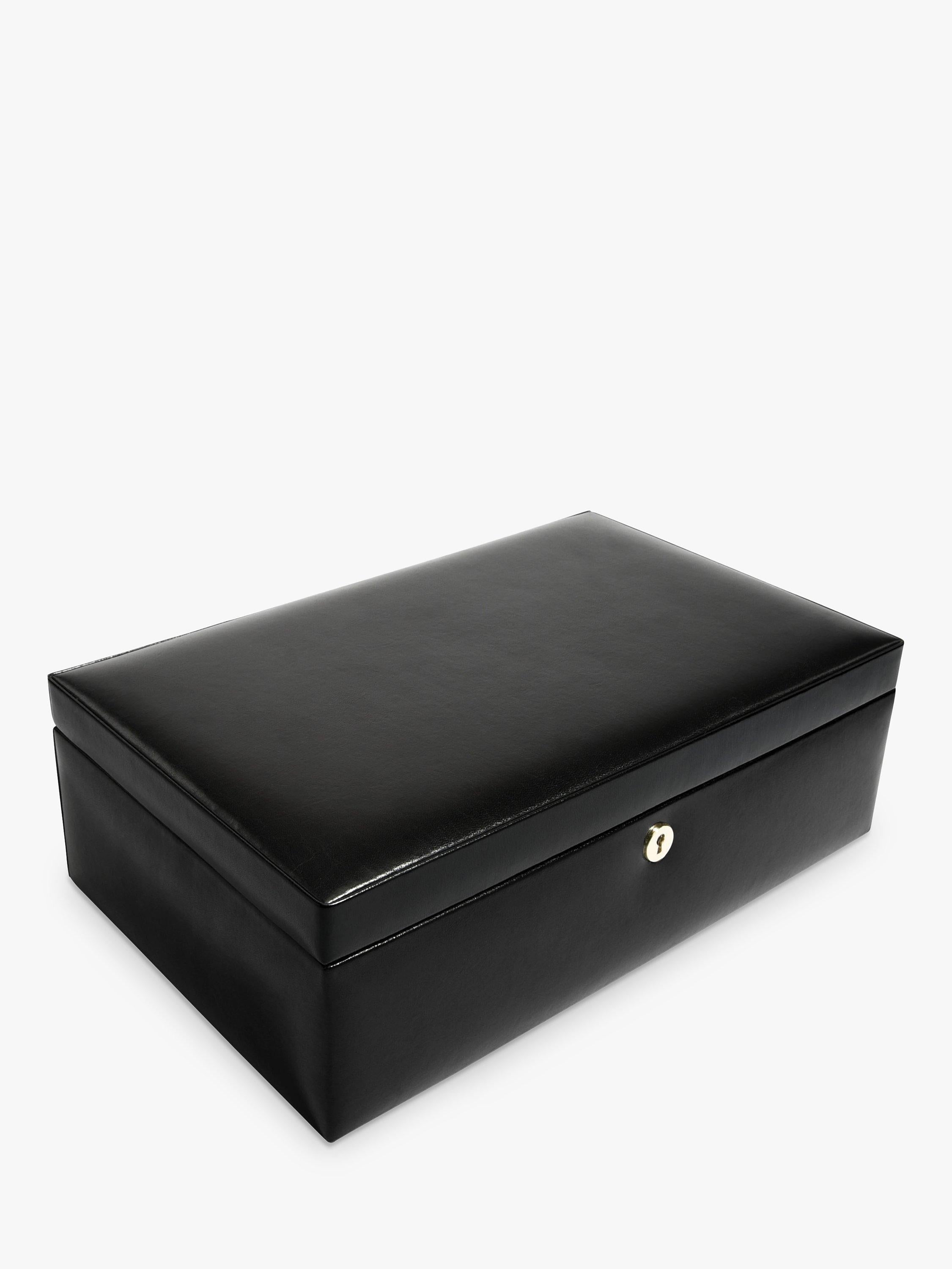 Dulwich Designs Windsor leather 10 piece watch box, imported from the UK