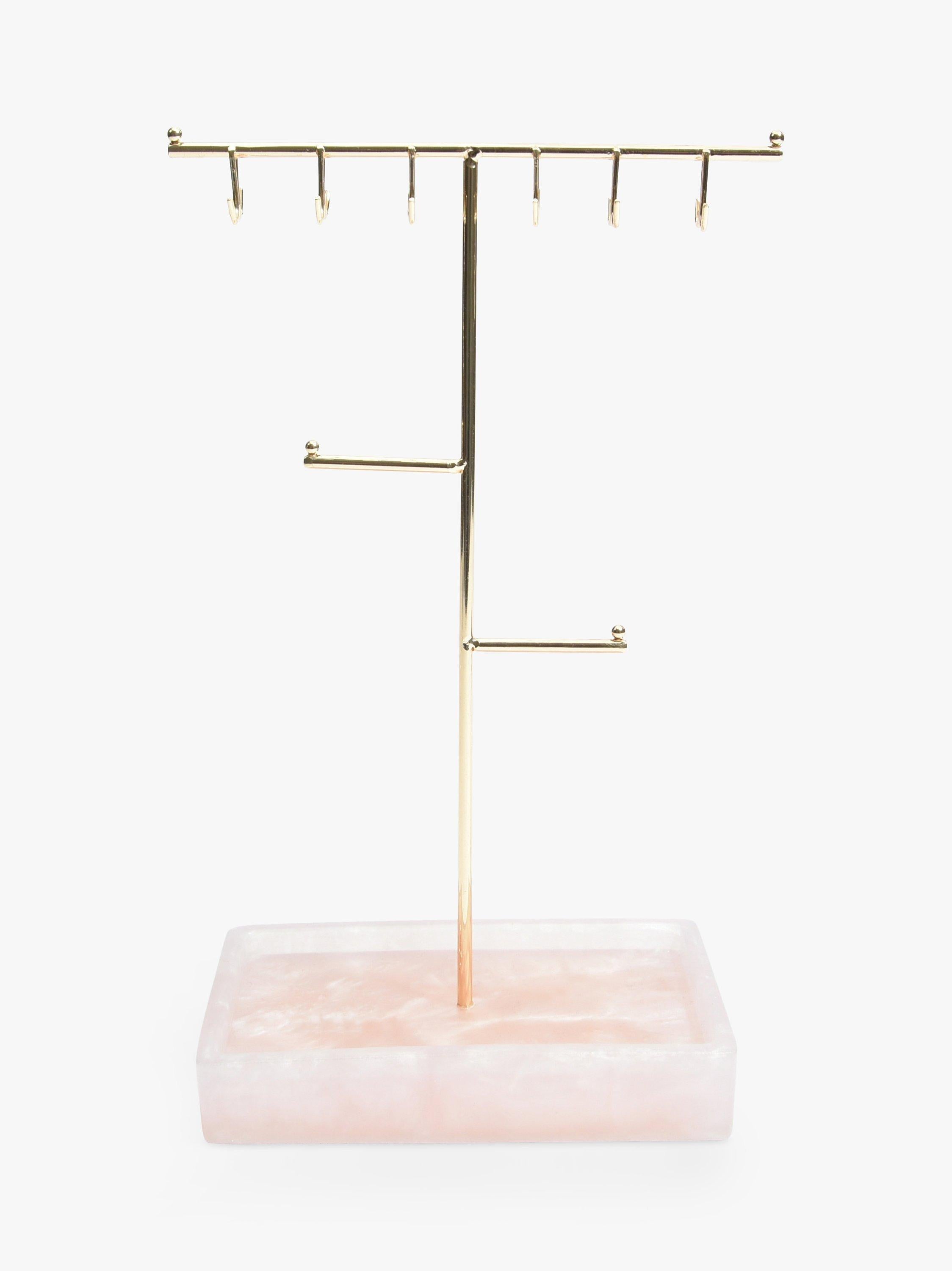 Stackers Rose T-Bar jewellery stand, imported from the UK