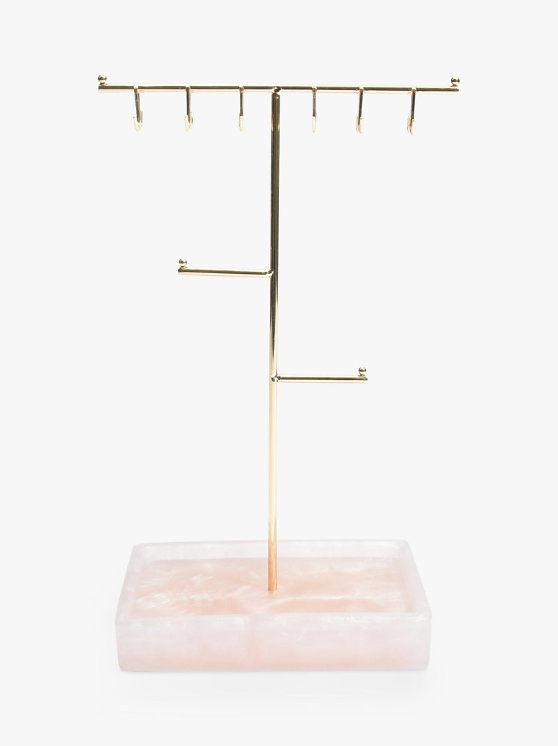 Stackers Rose T-Bar jewellery stand, imported from the UK