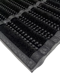 John Lewis black coir doormat with rubber base, UK version