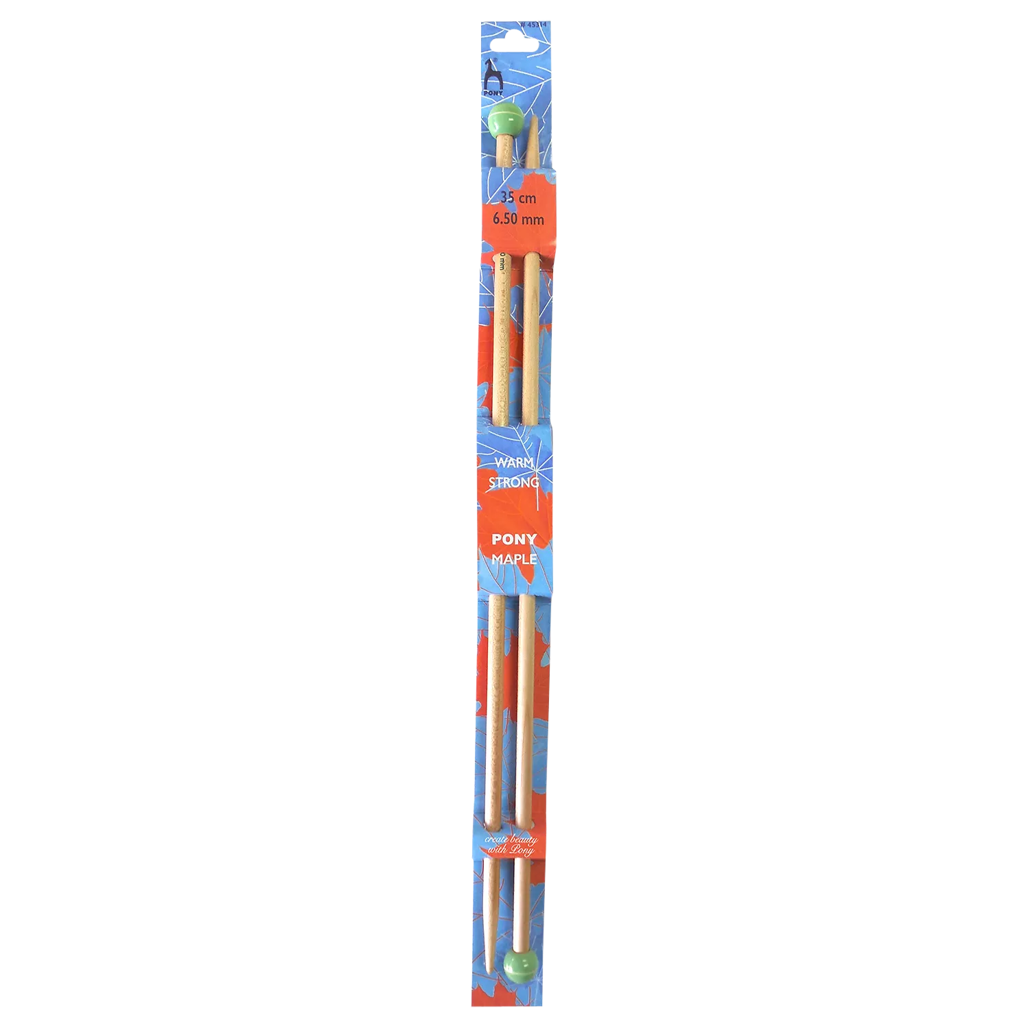Pony Maple Single Point Knitting Needles 35cm