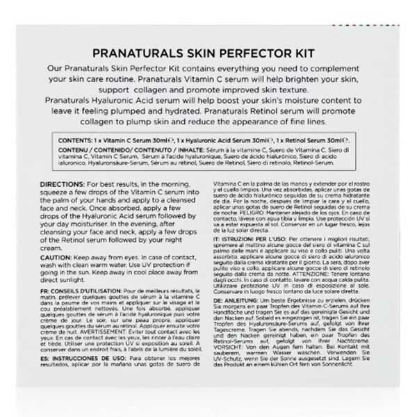 PraNaturals Skin Perfector Face Serum Kit 3x30ml GOODS Superdrug   