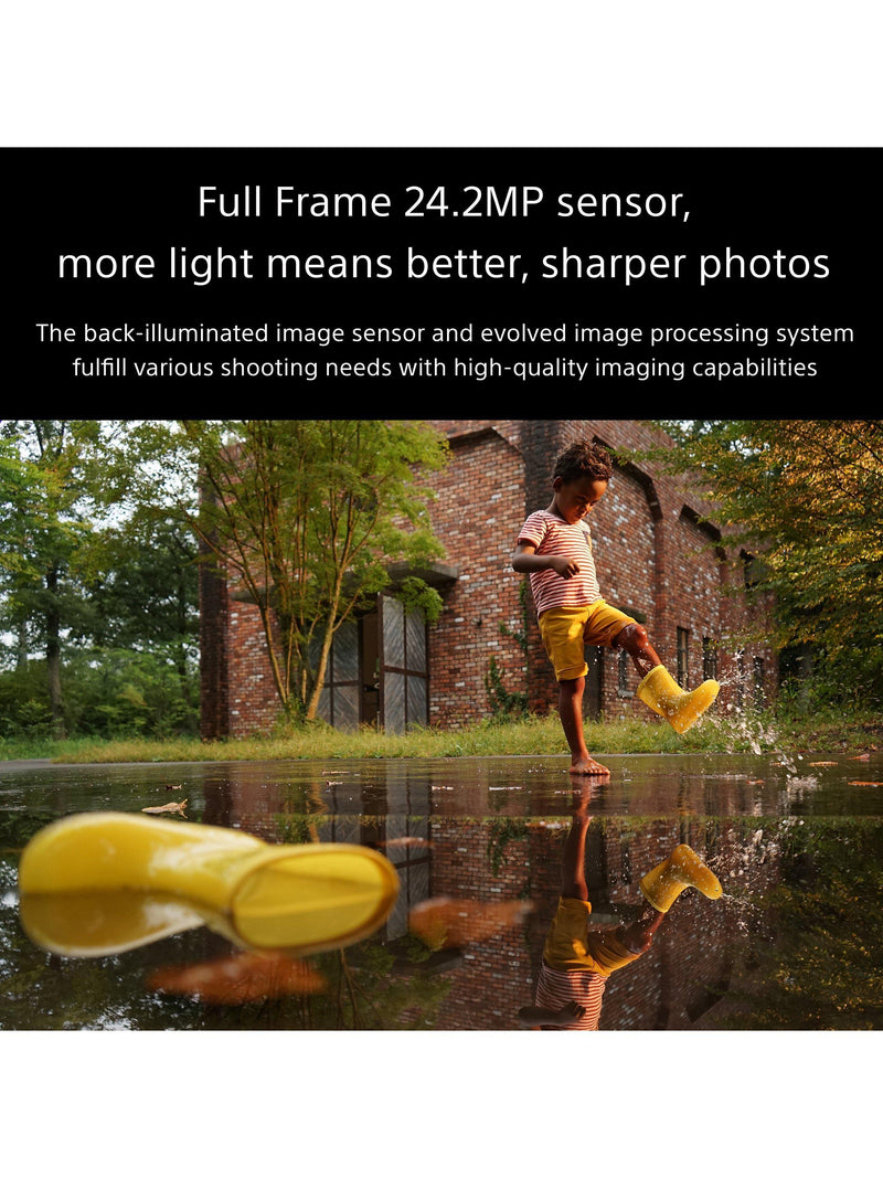 Sony a7 III mirrorless camera with 28-70mm lens, imported from the UK