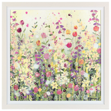 John Lewis Jane Morgan 'Summer Blooms' Embellished Framed Print, 92 x 92cm