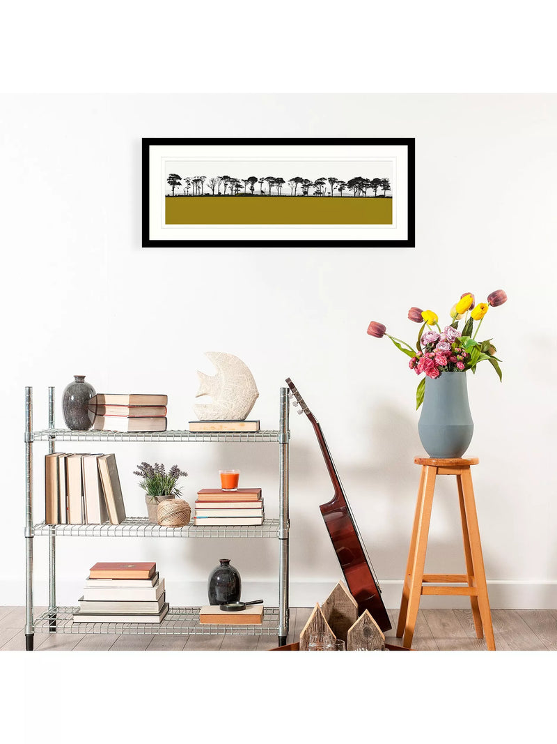 John Lewis framed print 'Northumberland' by Jacky Al-Samarraie, 40.5 x 104.5cm, UK version