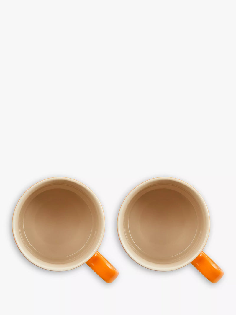 Le Creuset stoneware mugs set of 2 350ml, UK version