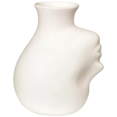 John Lewis pols potten Upside Down Head Vase White H25cm- Buy online at McGrocer