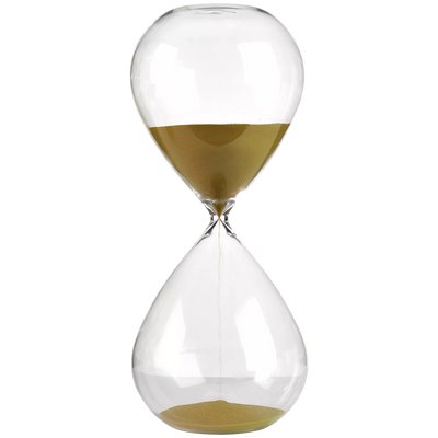 John Lewis pols potten Hourglass Ball Sandglass Large Gold Decorative Hourglass- Buy online at McGrocer