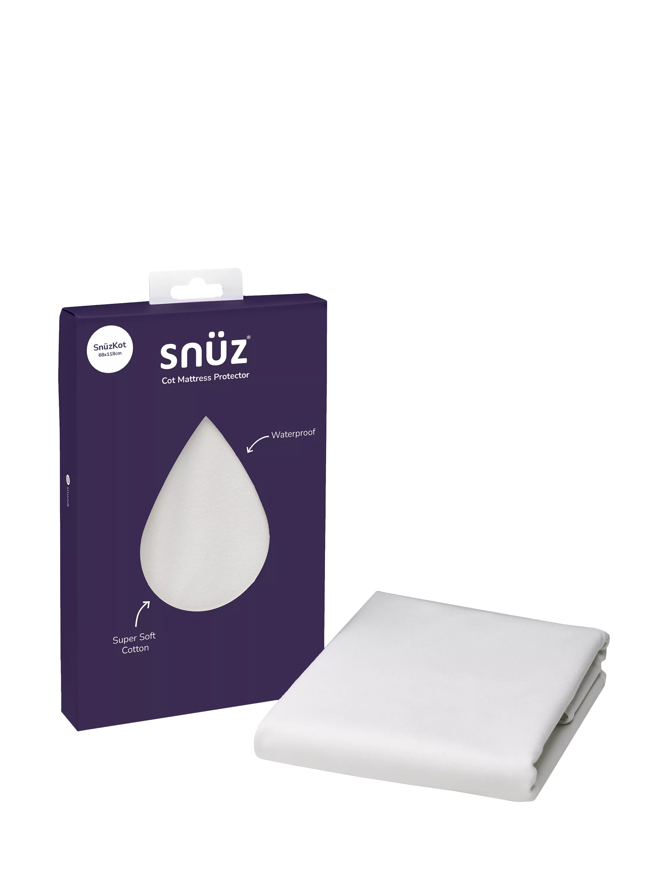 Snüz Miracle Waterproof Mattress Protector Cot Cotbed (British brand)