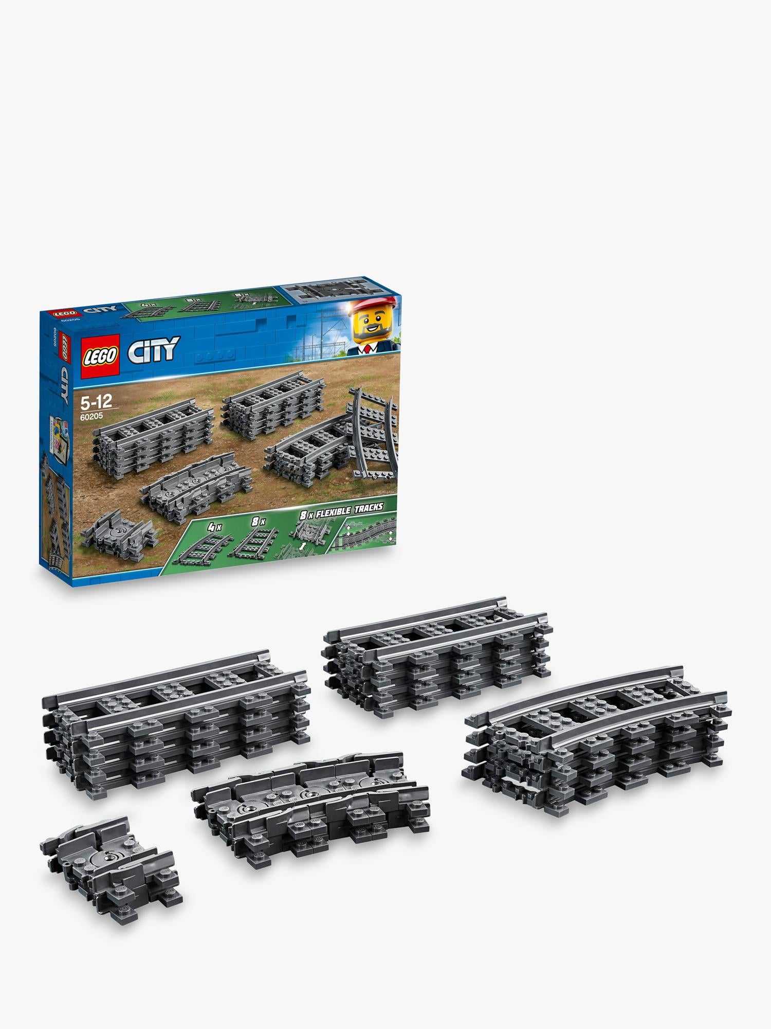 Lego City 60205 tracks, UK version