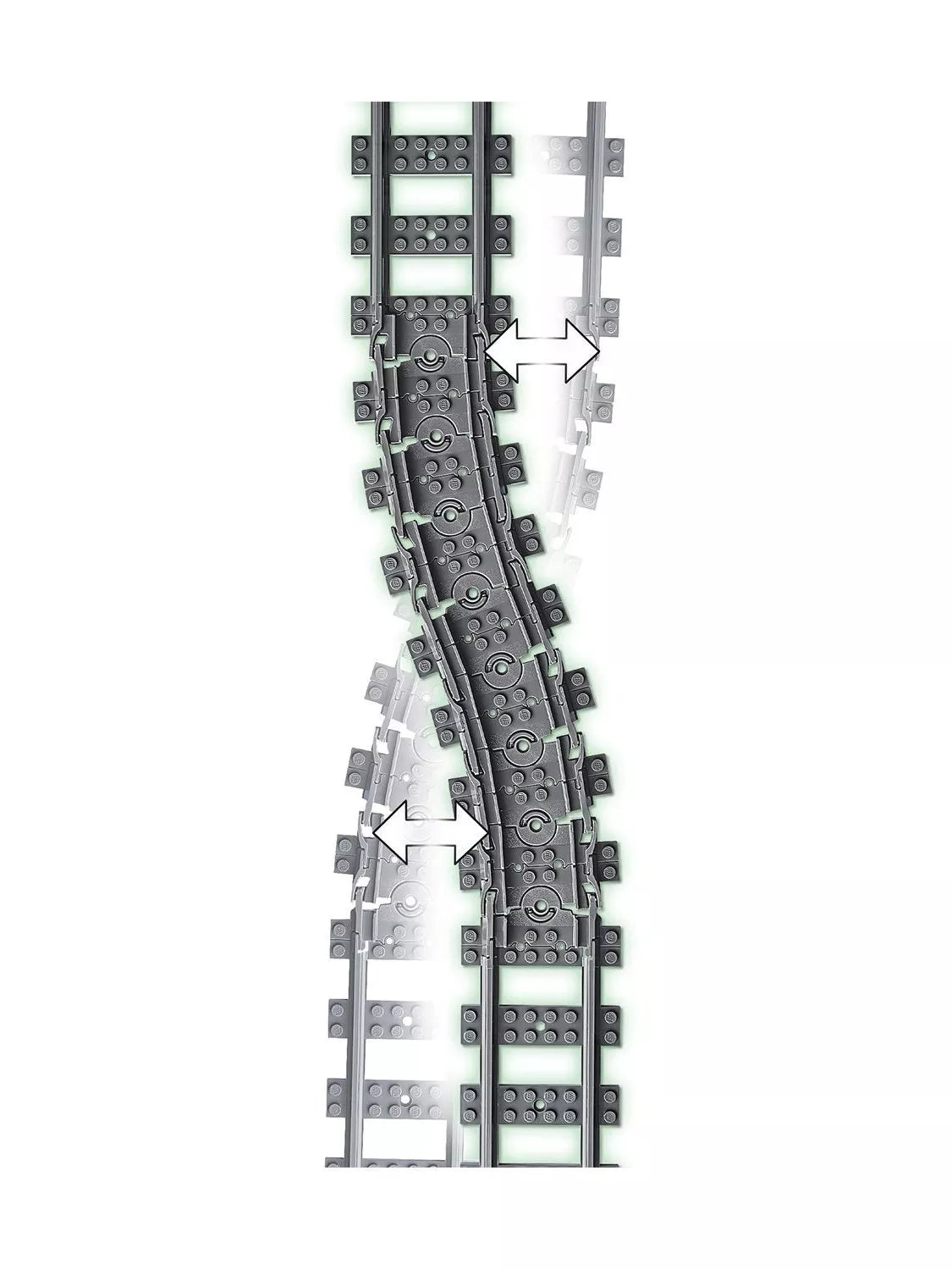 Lego City 60205 tracks, UK version