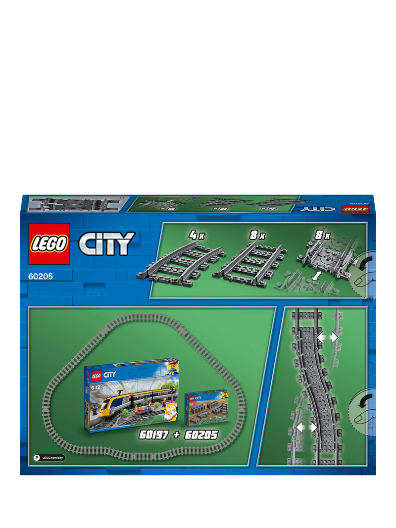 Lego City 60205 tracks, UK version
