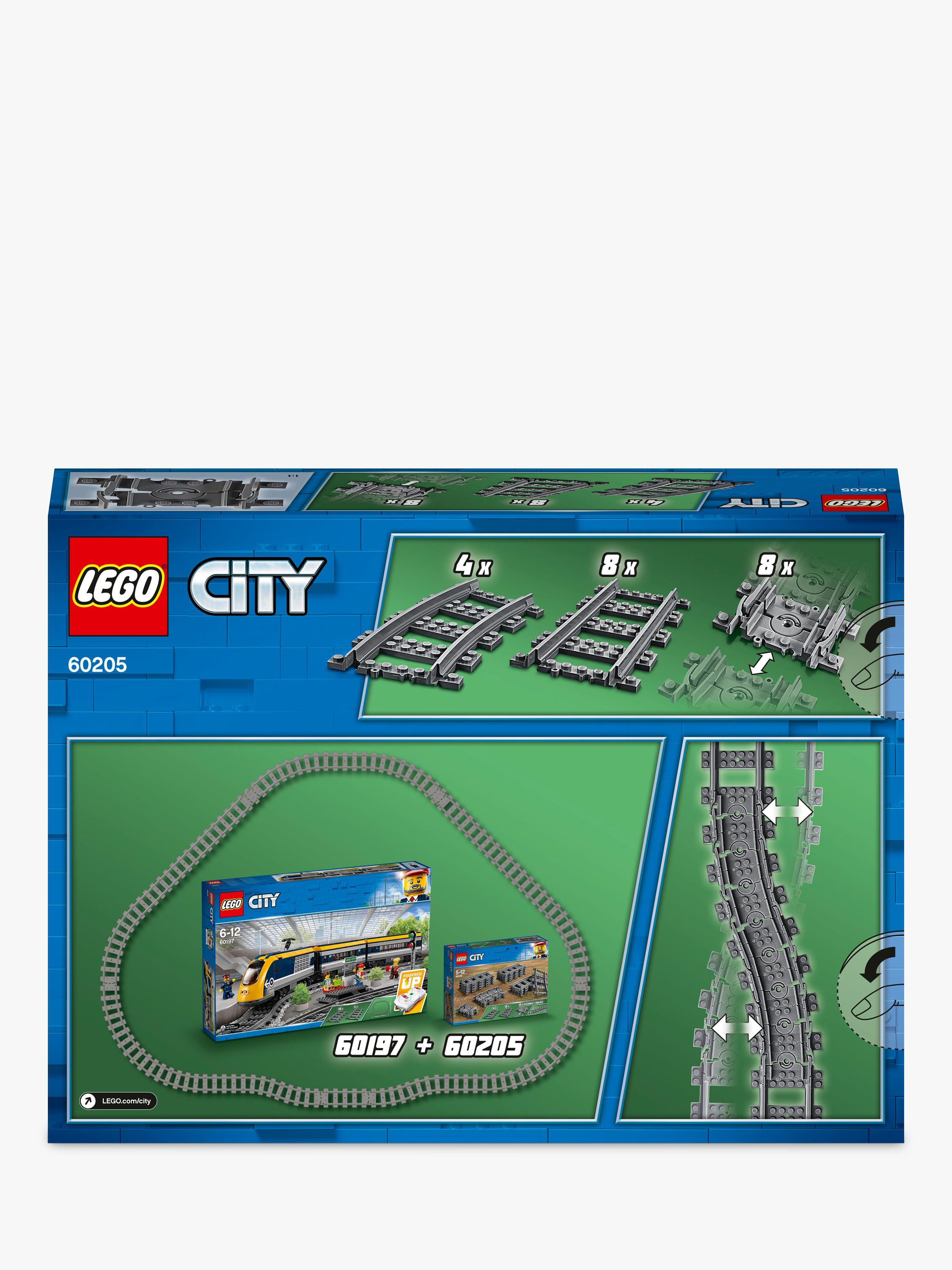 Lego City 60205 tracks, UK version