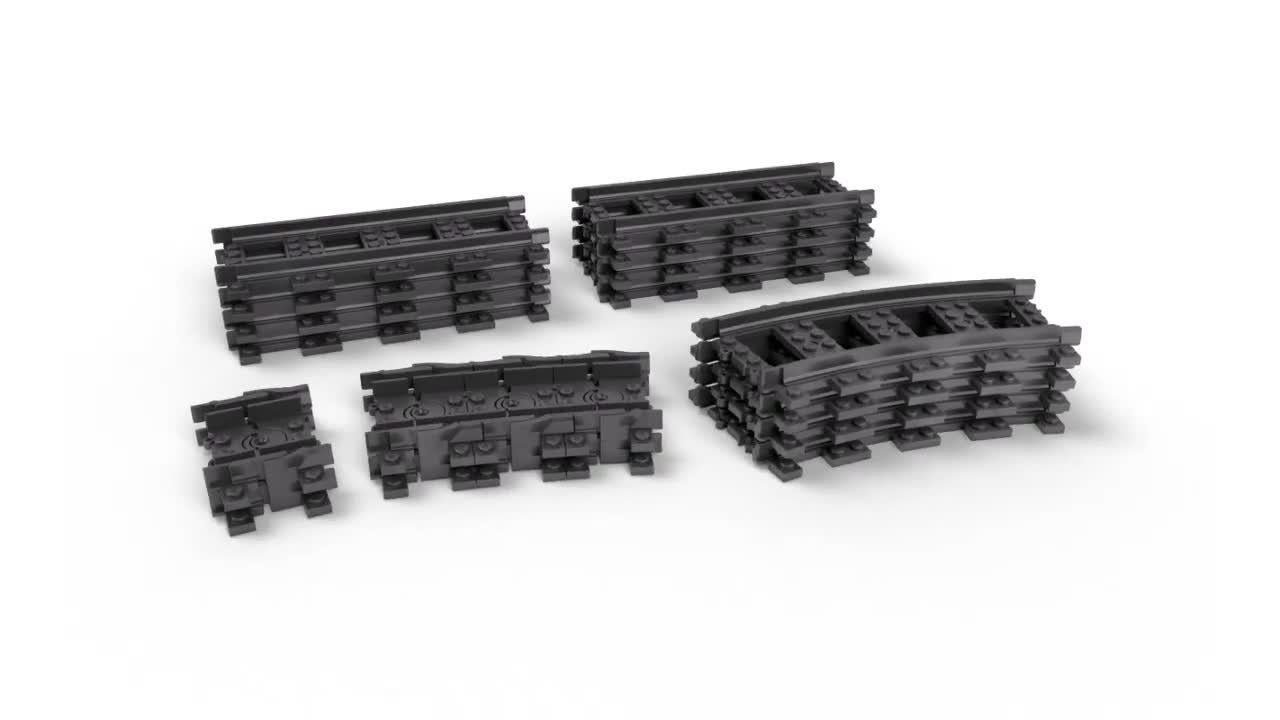 Lego City 60205 tracks, UK version