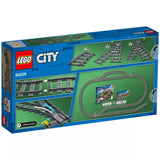 LEGO City 60238 switch tracks 8 pieces, imported from the UK