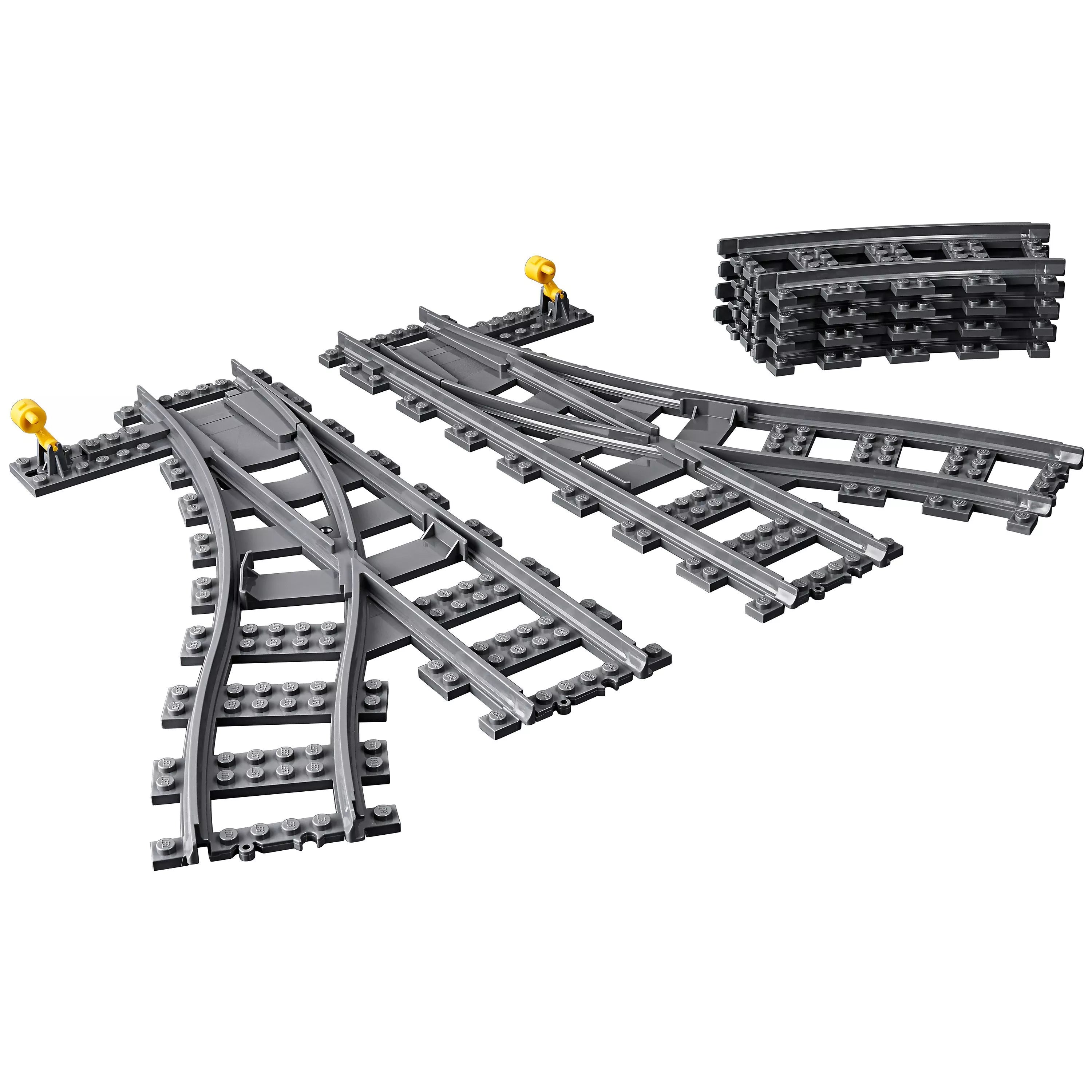 LEGO City 60238 switch tracks 8 pieces, imported from the UK