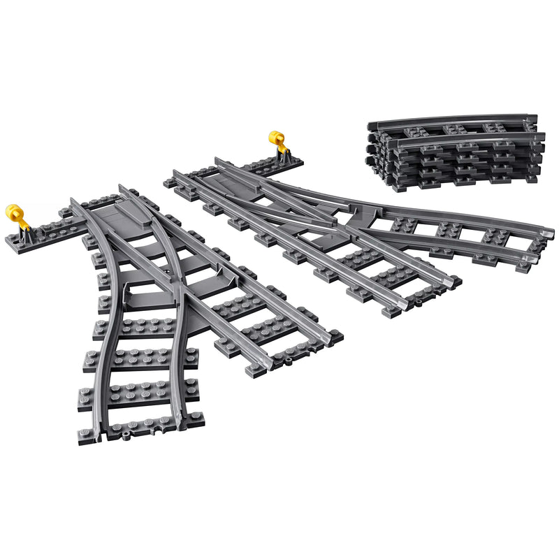 LEGO City 60238 switch tracks 8 pieces, imported from the UK