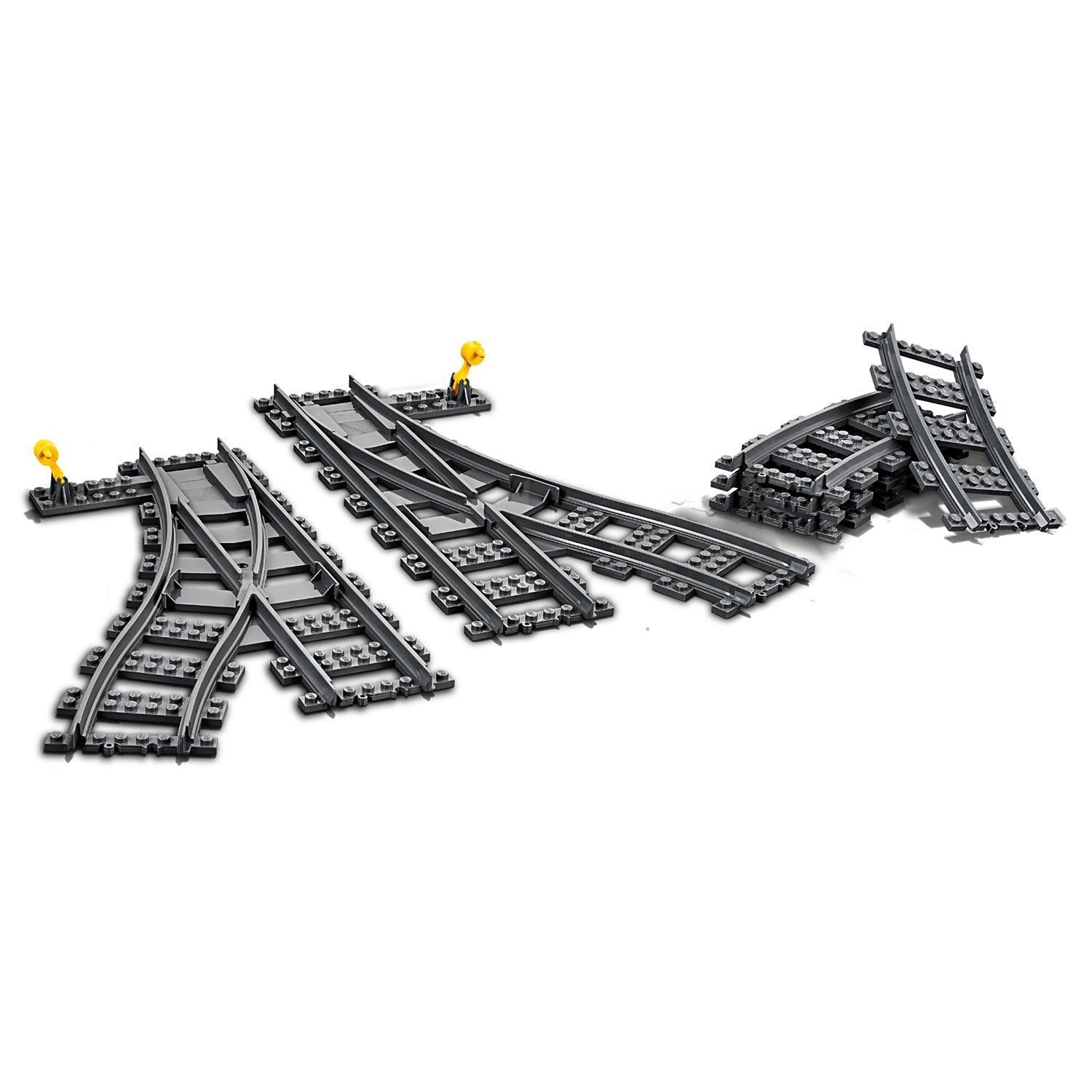 LEGO City 60238 switch tracks 8 pieces, imported from the UK