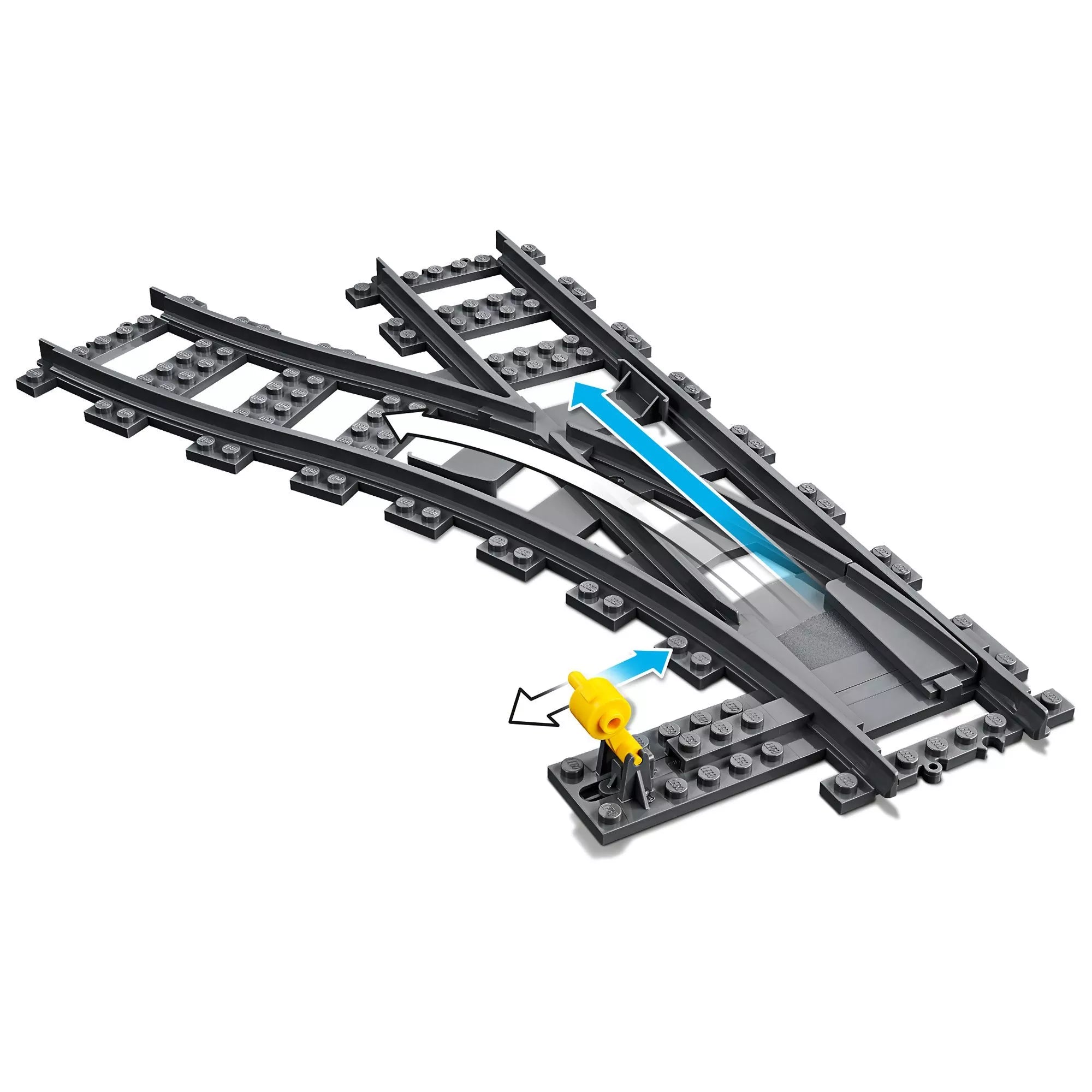 LEGO City 60238 switch tracks 8 pieces, imported from the UK