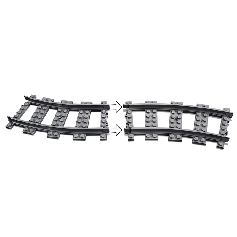LEGO City 60238 switch tracks 8 pieces, imported from the UK