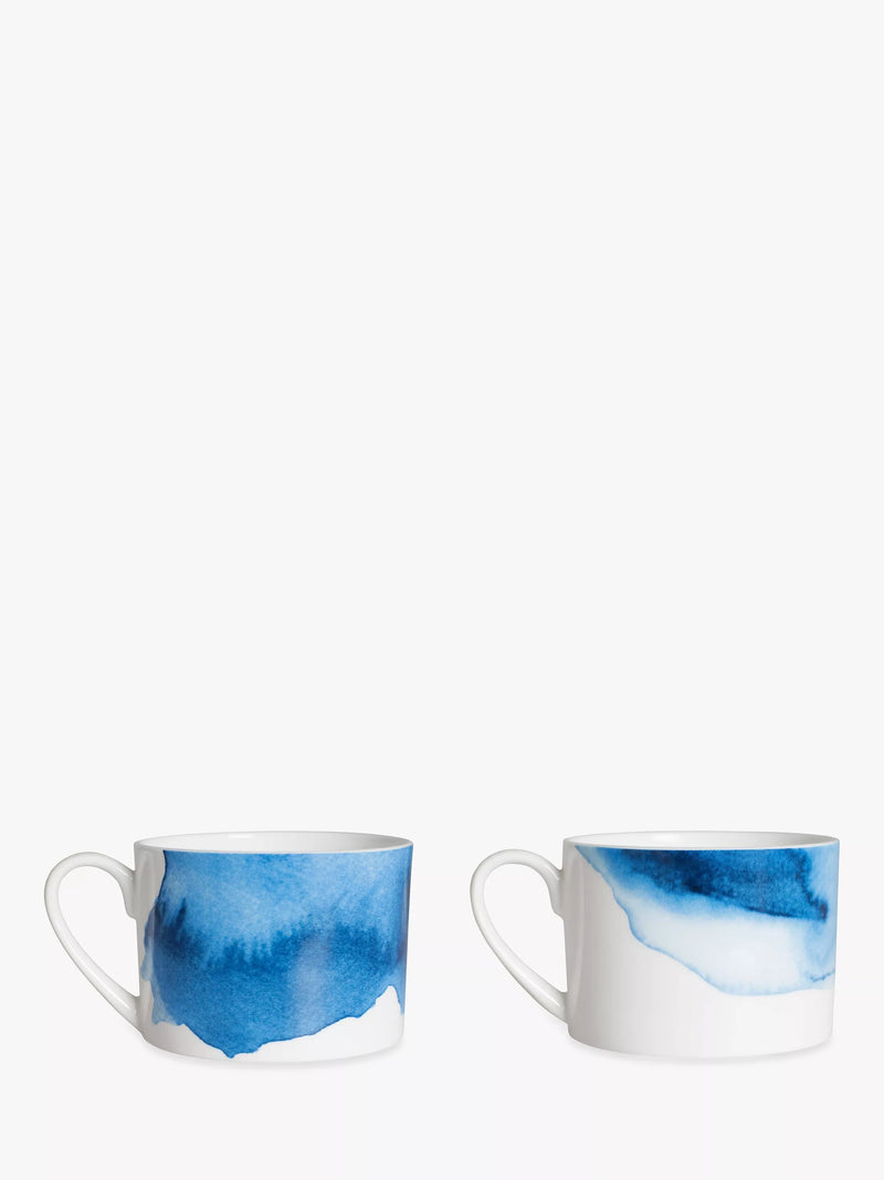Rick Stein bone china mugs Treyarnon Bay 220ml (British brand)