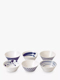 Royal Doulton Pacific porcelain bowl set 16cm blue (British brand)