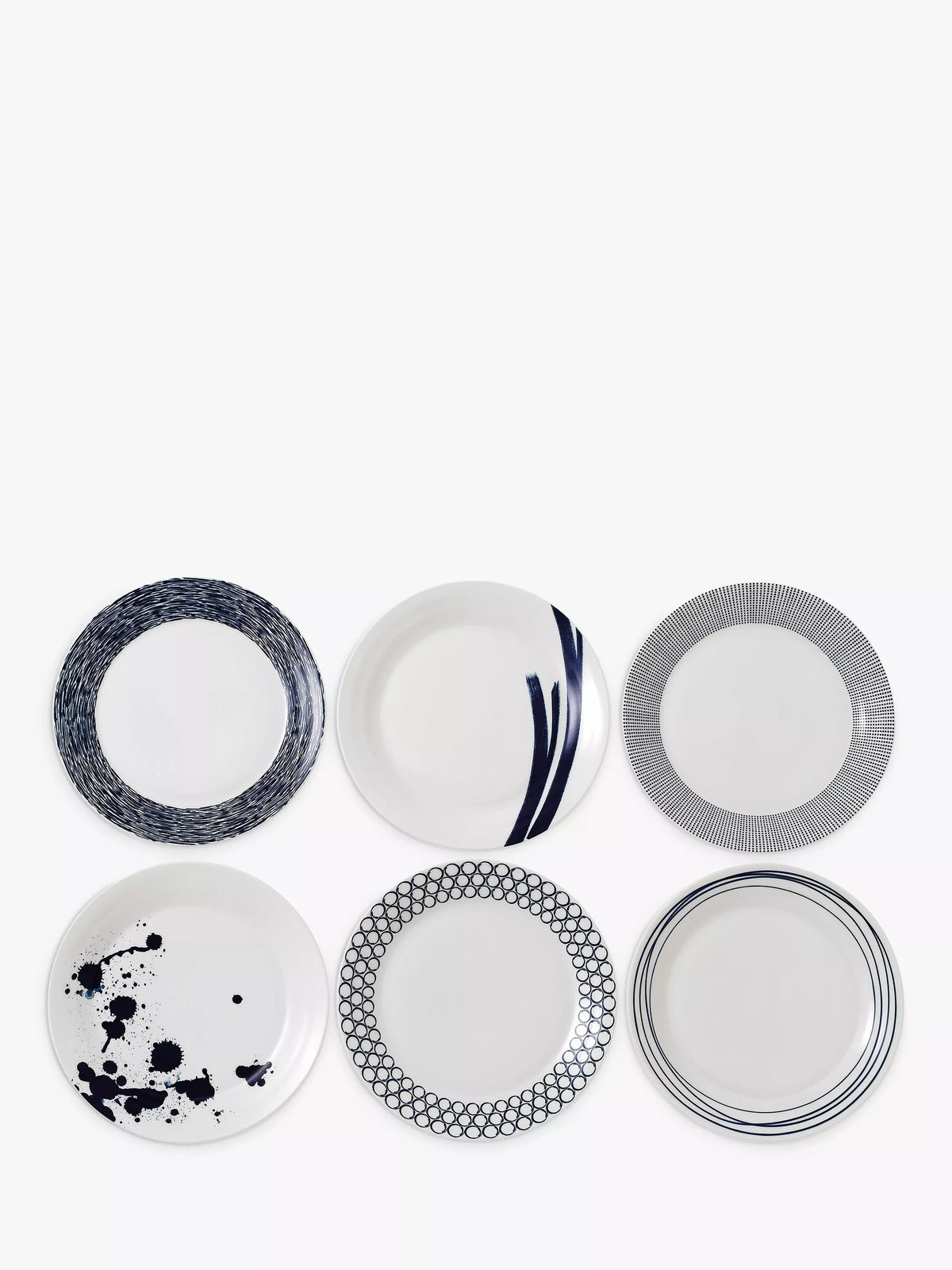 Royal Doulton Pacific blue dinner plates 28cm - British product