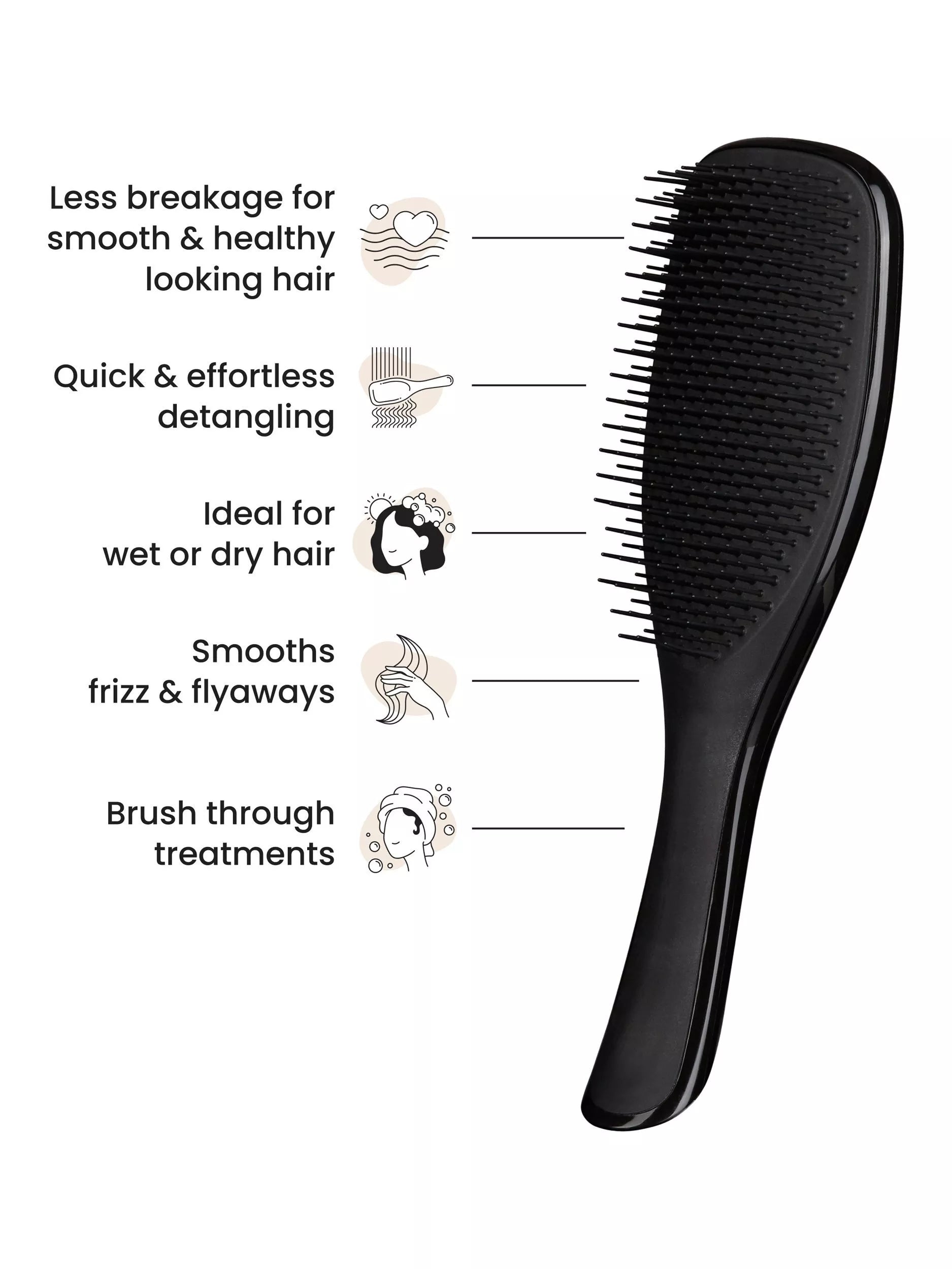 Tangle Teezer Wet Detangler hair brush (British brand)