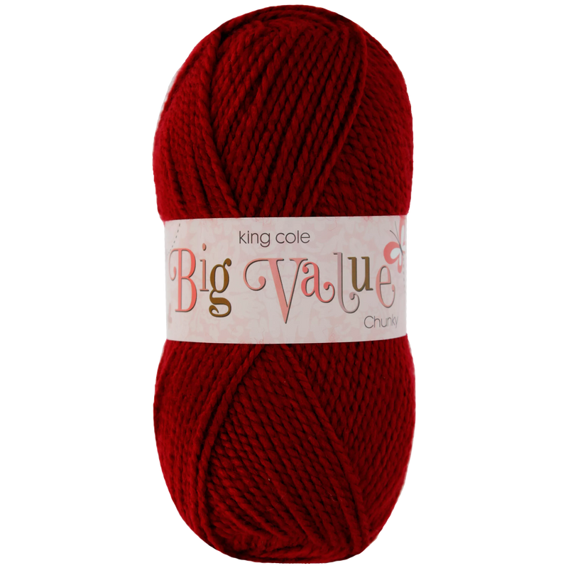 King Cole Big Value Chunky Yarn 100g