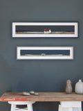 John Lewis framed print, Bruairnis Barra by Ron Lawson, 26x108cm - British product