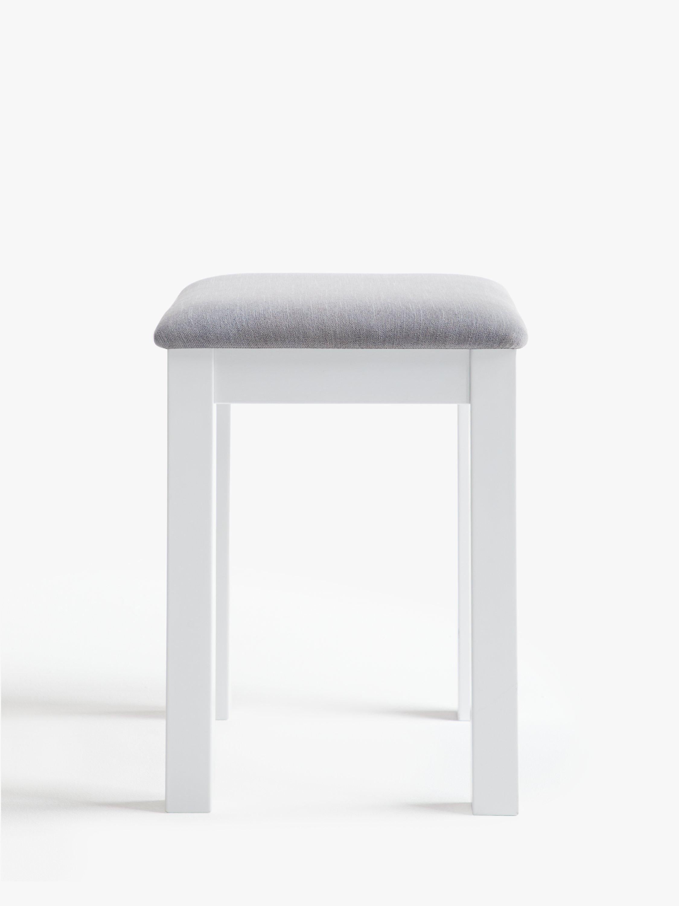 John Lewis Wilton upholstered stool with painted finish, British brand